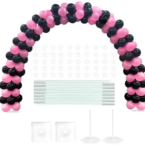 21ft Balloon Arch Stand Kit, Free Combination in Width and Height (e.g. 10ft x 7.5ft), Convenient to Assemble and Disassemble, Not Include Balloons