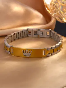 Elegant Stainless Steel Bracelet, Trendy Stack Bangle, High-End Fashion Accessory for Men & Women, Perfect Gift for Daily Wear, Stackable Bracelet