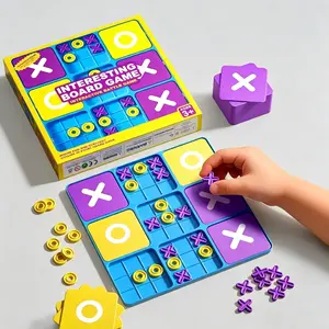 Color Tic-Tac-Toe Board Game for Kids & Families – Portable 2-Player Educational Puzzle Toy, Hand-Eye Coordination & Brain Training Game for Parent-Child Interaction, Travel, Classroom & Holiday Gift