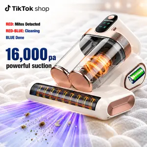 XIAOLANG Bed Mattress Vacuum Cleaner Cordless 16Kpa Handheld Vacuum with 253.7nm UV-C Light & HEPA Filter, Portable Vacuums for Sofa Bed, Mother's Day Gifts for Mom Women