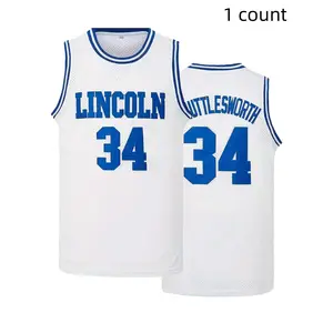 Men's embroidered letter and number basketball suit, loose sports breathable sleeveless basketball top, men's basketball suit, basketball shirtRAIMENTRY