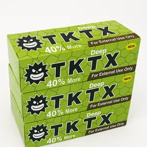 TK-TX Numbness creamPainless Tattoo Cream - Highest Rated Cream On The Market - Maximum Strength - External Analgesic - Pain Free For 6-8 Hours (3 Tubes)