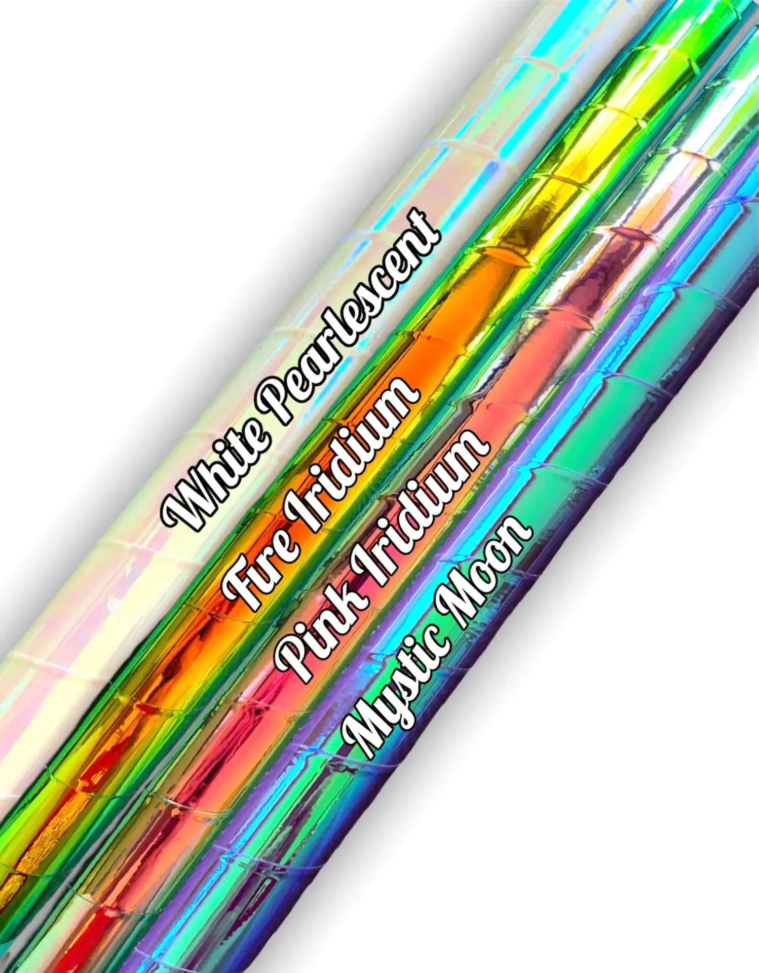 Mini’s Double Set - Iridium Color Shifting Taped Hula Hoops - Polypro or HDPE - Collapsible (2 qty)