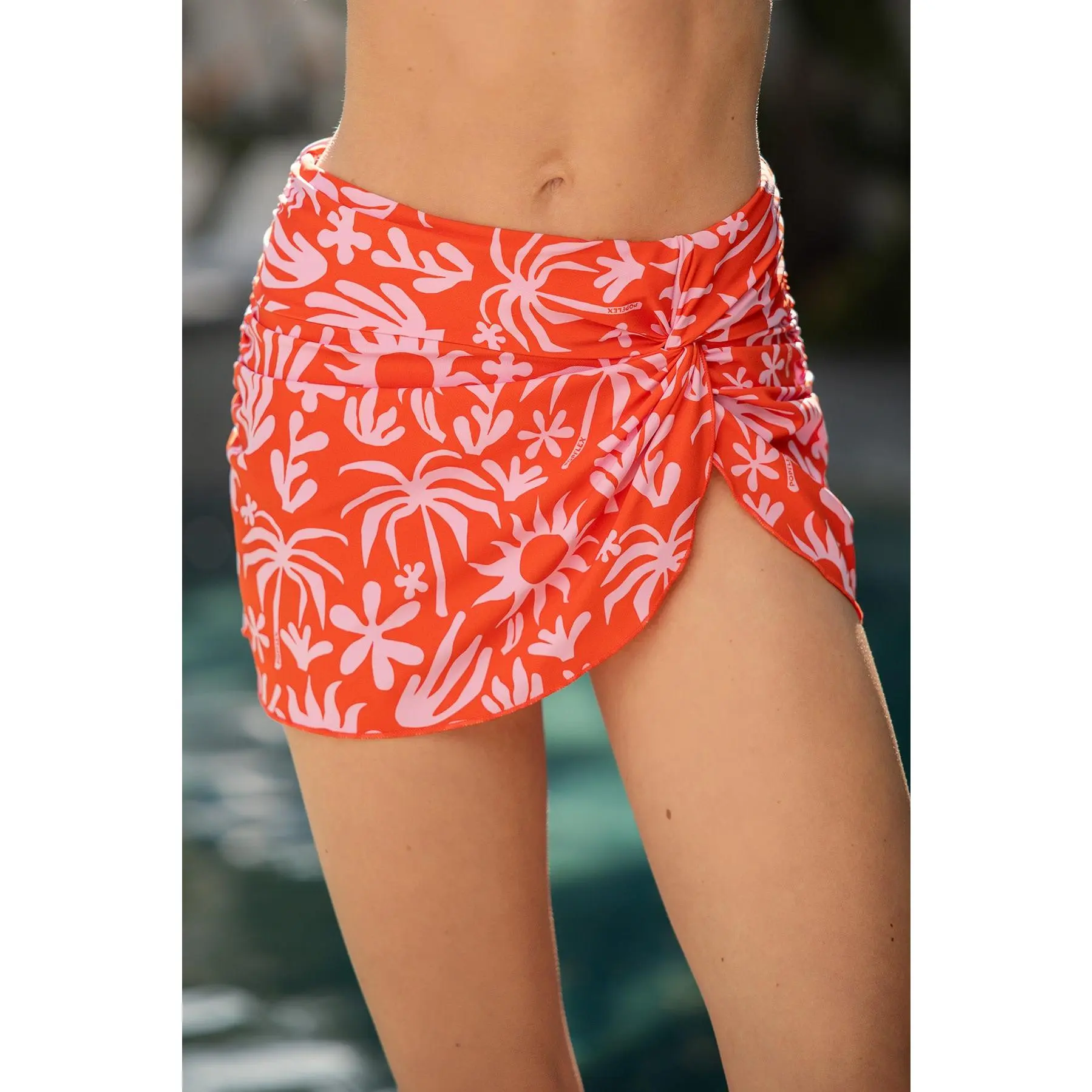 Sunset Swim Skort with Built-in Bikini Bottom - Paradiso