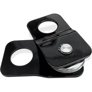 8000 LBS Capacity Winch Snatch Block, Heavy Duty Towing Pulley for Synthetic Rope Steel Cable, Universal Tackle Pulley Offroad Recovery Accessory for Truck ATV UTV