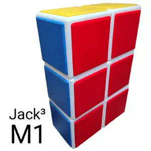 Jack³ M1 Magic Puzzle Cube Fidget Big XL - Vibrant Paperweight for Desk Stress Relief & Productivity Enhancer & Fidget Relief