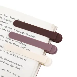3Pcs Automatic Smart Bookmark, Book Marks for Reading Women Men Book Lovers, Silicone Auto Book Mark Bookmarks for Reading, Unique Book Marker Bookmark Clip Page Holder Accessories