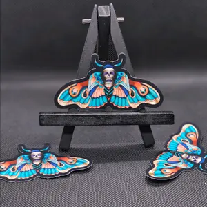 Death Moth Glossy Sticker