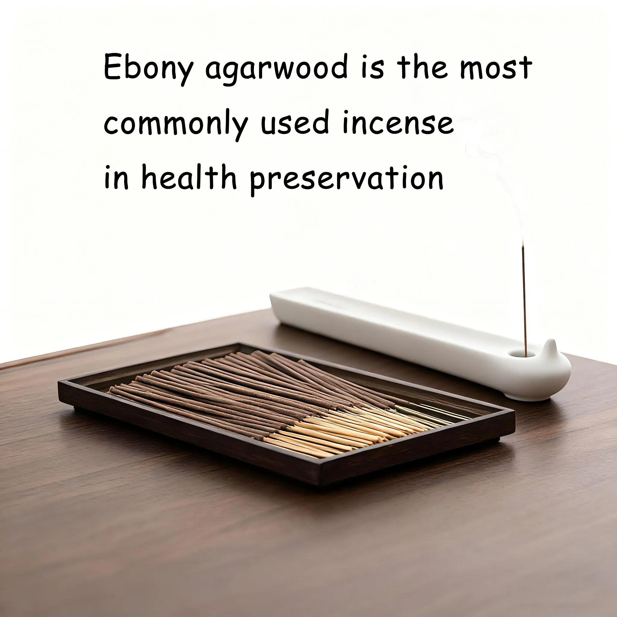 100/200Pcs High Grade Oud Incense Sticks Natural Ebony Agarwood Luxury Long Lasting Home Fragrance Aromatherapy