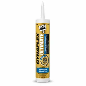 DAP Dynaflex Ultimate Premium All Weather Exterior Window, Door, Siding & Trim Sealant - 10.1 oz. White