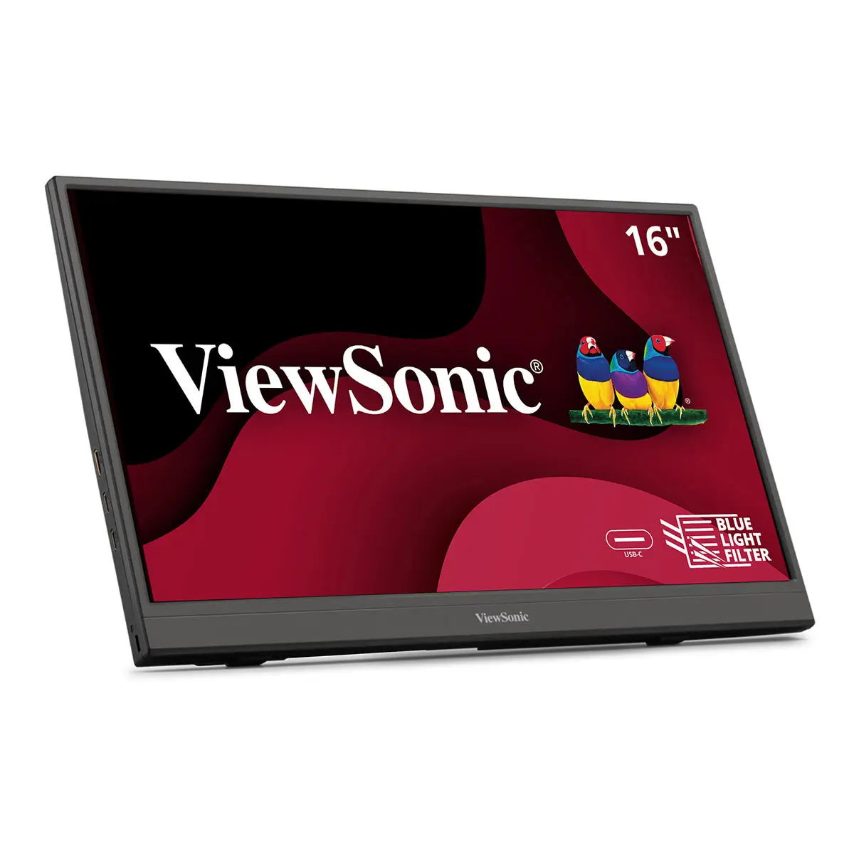 ViewSonic VA1653 15.6" 16:9 Full HD Portable USB-C IPS LED Monitor