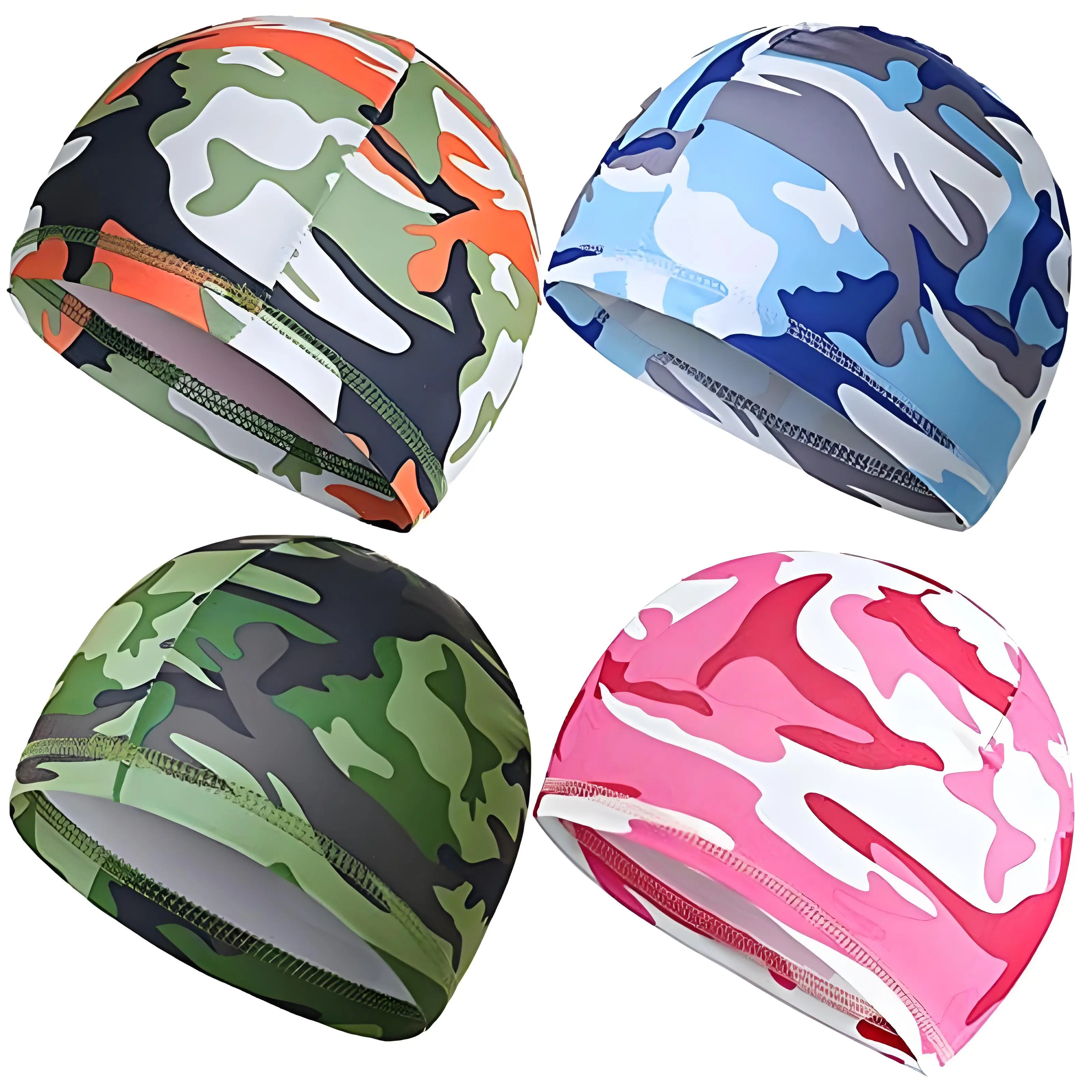 Brimless Quick-Drying Sports Cycling Cap, Plain Polyester Helmet Liner with Sun Protection, Lightweight and Foldable, Polyester Cap, Biking, Foldable And Stable, Brimless Plain