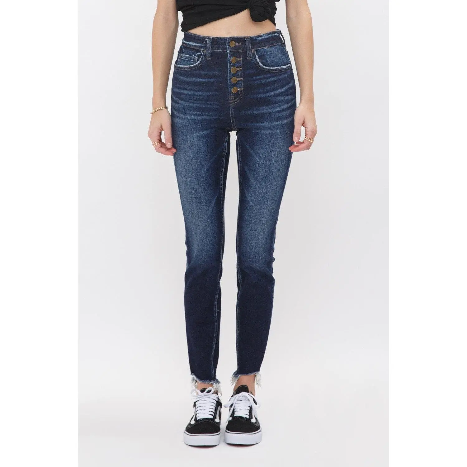 MICA: HR Let Loose Skinny Button Fly Jeans
