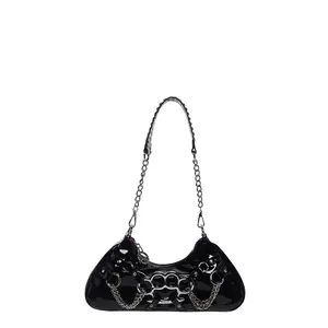 Ciska Brass Knuckle Shoulder Bag Ciska Brass Knuckle Shoulder Bag