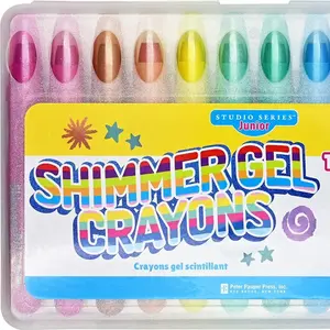#56 - studio Series Shimmer Gel Crayons Set of 12 - Original Crayon Design with Shimmering Finish