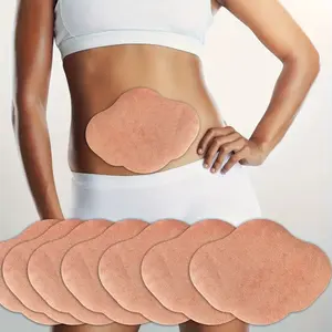 100 Pcs Pure Heat Abdominal Patches, Non-Woven Fabric, Fitness & Post-Workout Support, Exercise Recovery, No Battery Needed, Ideal for Gym Use