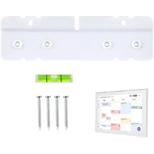 Wall Mount Compatible with Skylight Calendar, No-Stud No-Drill Wall Mount for  Digital Calendar, Easy to Install, No Anchors or Screws Need, Secure Hold, Hardware Included (Hammer Not Included)