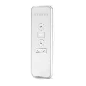 PVC AC123-06 6-Channel Wireless RF433.92 Controller Transmitter Remote Control for Electric Blinds