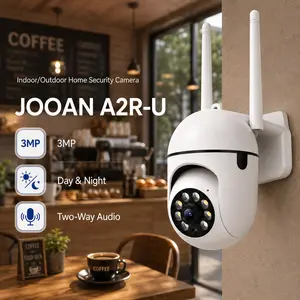 JOOAN Indoor Security Camera 3MP, 5X Digital Zoom, Smart Night Vision, Motion Alerts & Auto Tracking, 2.4GHz WiFi Camera