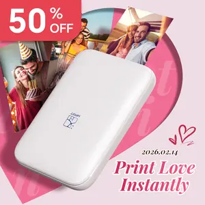 Hanin Mini Bluetooth Photo Printer MT53, portable, wireless, 2x3 inches, instant color photos, compatible with iPhone and Android, GiftedInLove