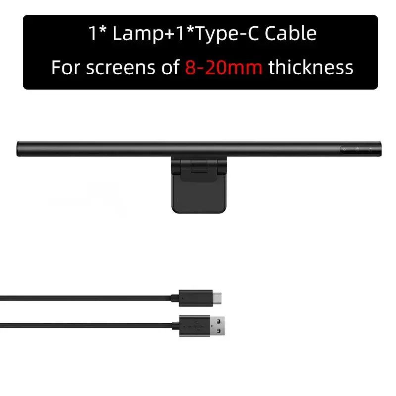 Baseus LED Desk Lamp Screen Light PC Computer Laptop Hanging LED Bar Light Table Lamp LCD Monitor Lamp Study Reading USB Light BASEUS