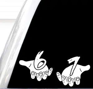 67 Decal, 6-7 Sticker, 6, 7, Funny Meme Stickers, Trending Meme, 67 Hand Gesture, 67 Shirt, Kids These Days Know All About 6-7, 6 to 7 9 to 5 Decal, 67% Phone Battery, Doot Doot Skrilla, 67th street, LaMelo Ball meme, Mason 67, SCP-67, Basketball 67