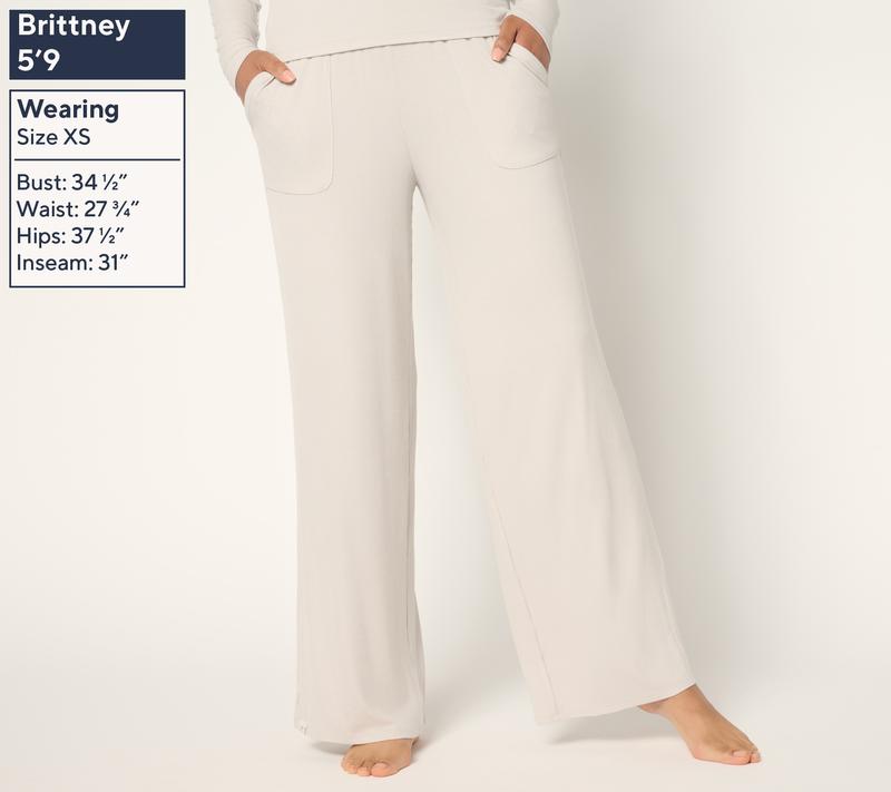 Barefoot Dreams Tall MC Ultra Soft Rib Patch Pocket Pant