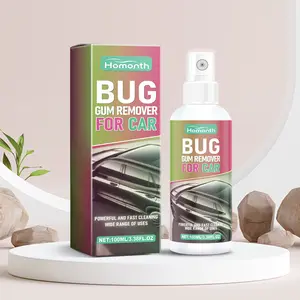 Car Bug Cleaner Car Paint Stain Remover Bird Droppings Resin Bug Gum Bug Stain Foam Cleaner 100ml