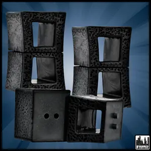 Set of 3 Breakable Concrete Blocks for WWE & AEW Wrestling Action Figures