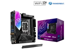 ASRock B860I Lightning WiFi LGA 1851 Intel B860 SATA 6Gb/s Intel Core Ultra DDR5 Mini ITX Motherboard ASRock B860I Lightning WiFi LGA 1851 Intel B860 SATA 6Gb/s Intel Core Ultra DDR5 Mini ITX Motherboard