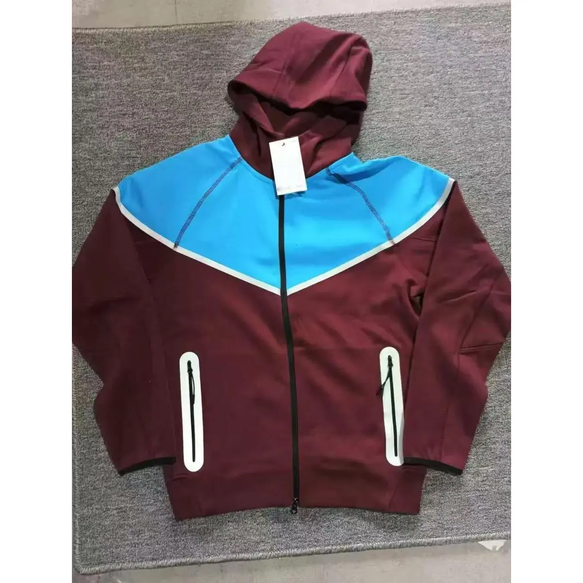 Blue and purple jacket