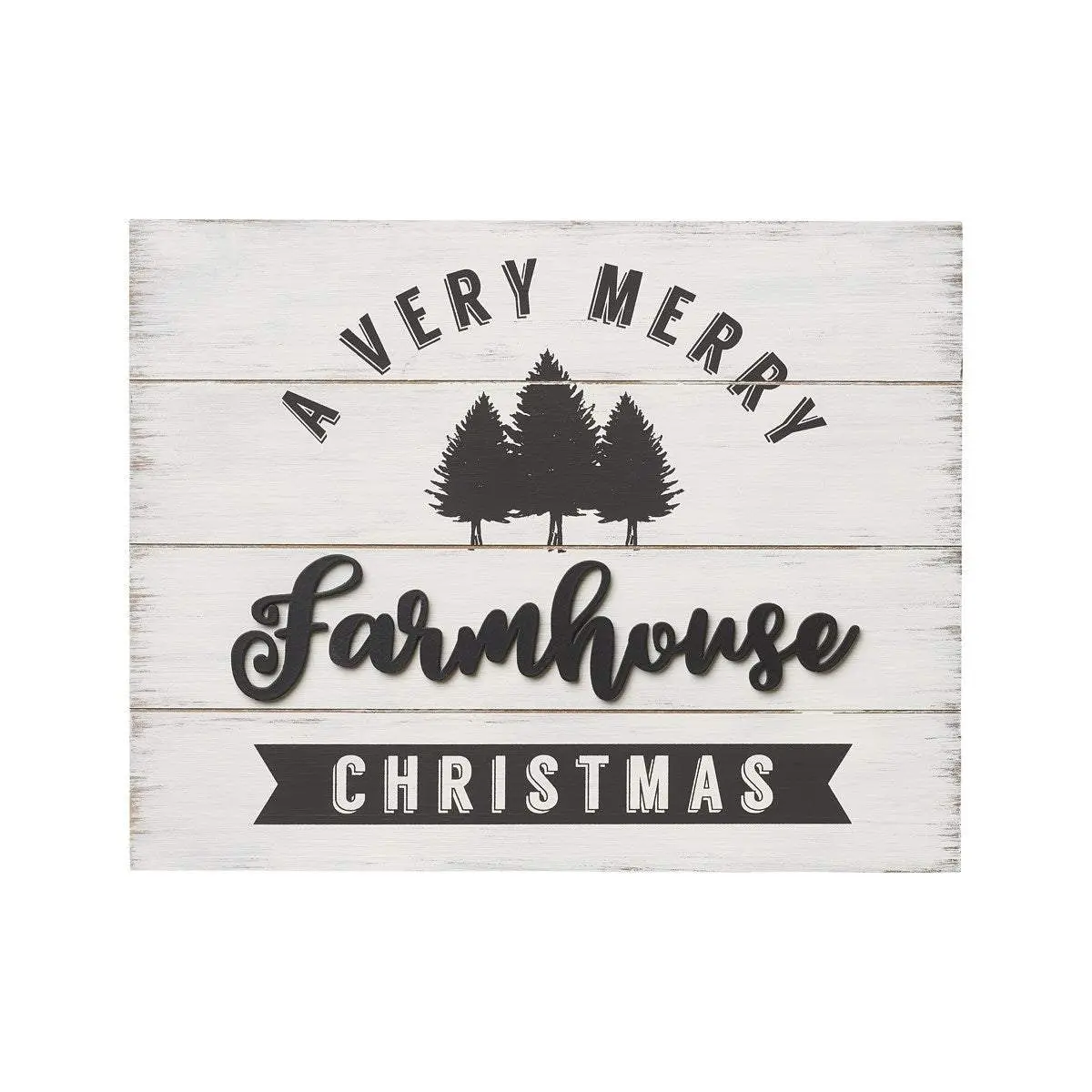 Farmhouse Christmas 3D Pallet Sign