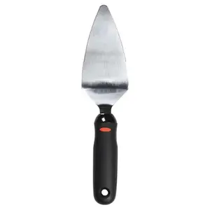 OXO Softworks Pie Server: Stainless Steel Pie Spatula & Slicer, Dishwasher-Safe, Black Handle, 10.3" Length
