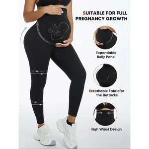 High Waist Maternity Support Panties, Elastic Comfortable Pregnancy Underwear, Full Coverage Belly Band for Daily Wear & Sleep, Maternity Panty