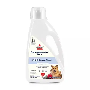 BISSELL 4308 Free & Clear OXY Deep Cleaning Carpet Formula, 60 oz - Dye-Free, Fragrance-Free, Safe for Pets & Kids