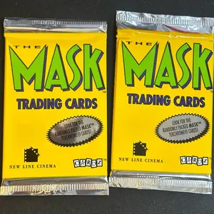 New Line Cinema (2 Pack Bundle) 1994 Cardz The Mask Trading Cards