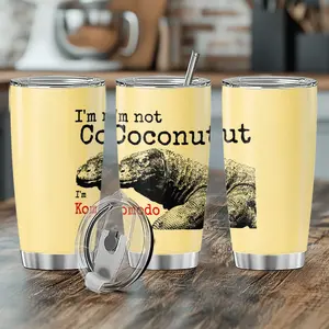 Tumbler Komodo Dragon Venom Im Not Coconut Im Komodo Office Coffee Hot Stainless Steel Iced Travel Tea Insulated