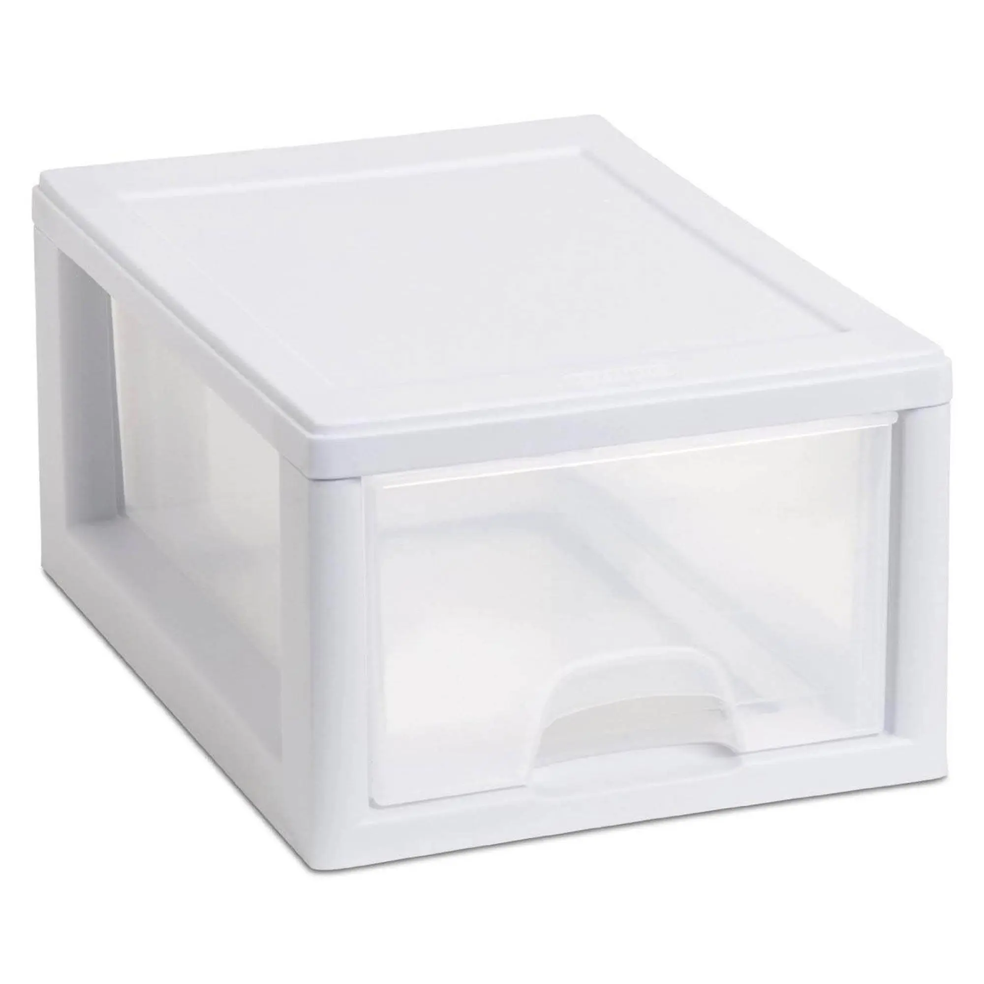 Sterilite 20518006 Stackable Small Drawer White Frame & See-Through (18 Pack) Sterilite 20518006 Stackable Small Drawer White Frame & See-Through (18 Pack)