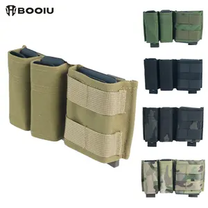 BOOIU 9mm+5.56 Multifunctional Magazine Pouch Tactical Fast-Release Molle Attachment Bag, Durable & Versatile Accessory, Tactical Equipment