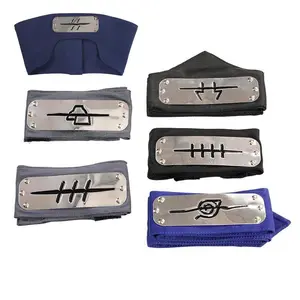 Brdwn NARUTO Akatsuki Pain Kisame Deidara Kakuzu Hidan Official Authorization Cosplay Ninja Headband Hairwear