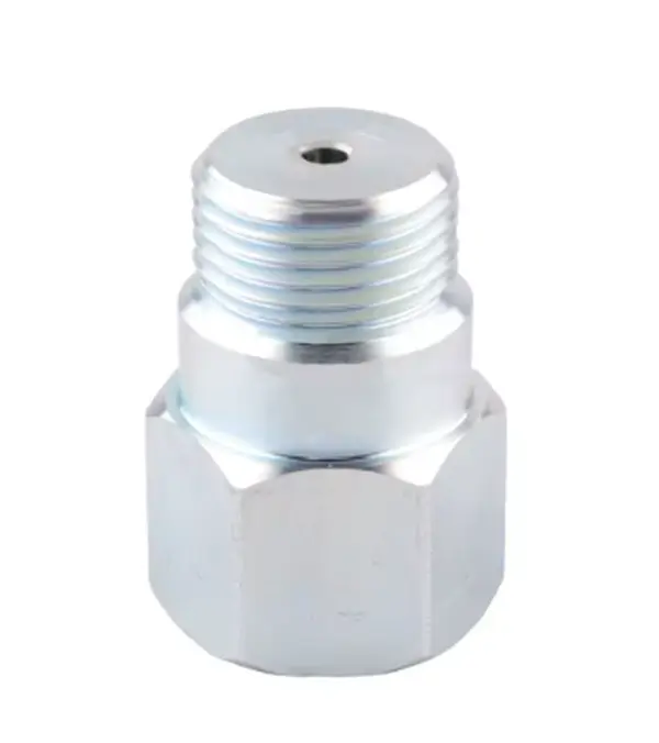 2pcs M18×1.5 Extended O2 Sensor Spacer - 34mm Length, Straight Design, No Catalytic Core (Mechanical Hardware Tool)