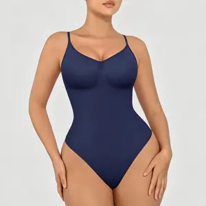 FeelinGirl Seamless Covered Bust Jumpsuit Thong Bodysuit Fit Comfort Slimming  Womenswear 1 Breathable Hip Tops Soft  Deals For You Days Body Hugging bodysuit shapewear Summervibes