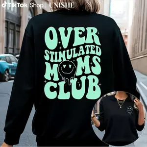 Relaxed Fit Sarcastic Mom Sweatshirt – Comfortable Fabric New Mom Top