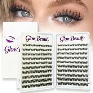 Glue-Free Soft Wispy Lash Clusters 240PCS | Clean Makeup Daily Flawless Look | Press-On Natural DIY Extension 10-16mm | Lightweight Beginner Friendly Eyelash Eyelashes