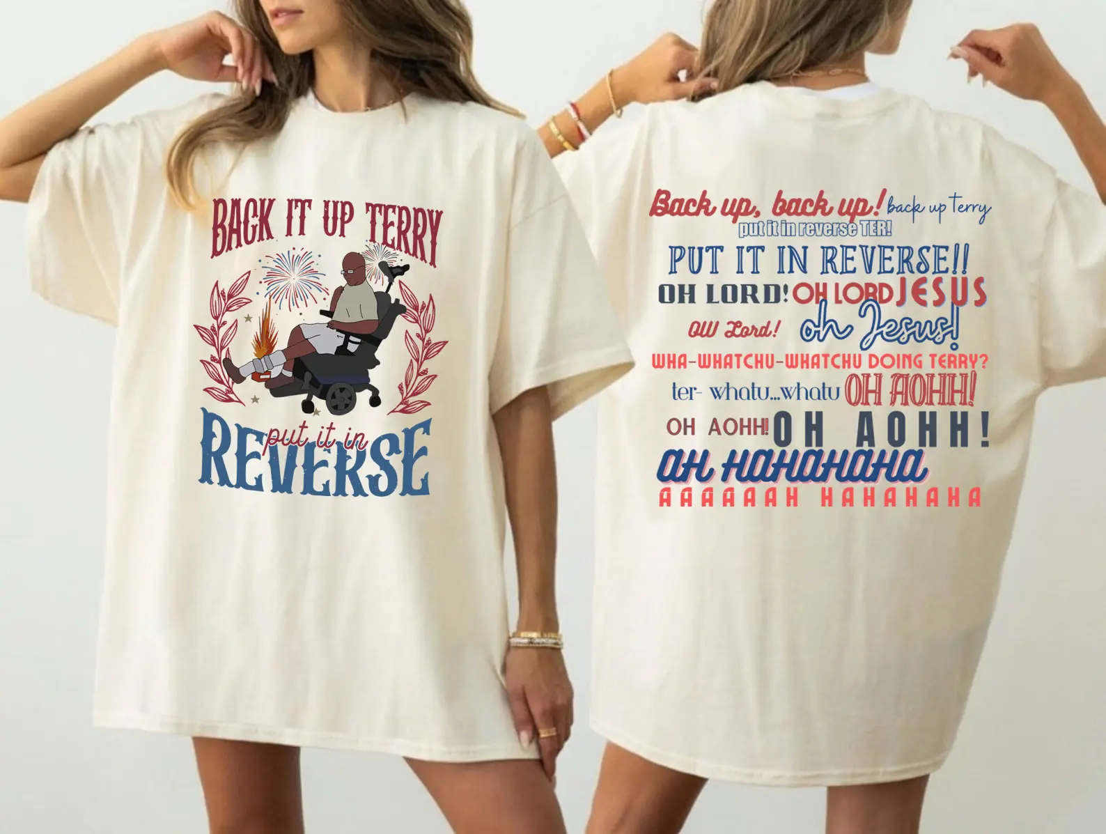 Women Men Summer 4th Of July Shirt, Back It Up Terry Shirt, Funny 4th Of July Quote Shirt