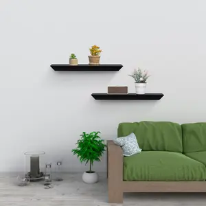 Space Saving Wall Mount Layer Shelf Home Essential Storage Rack Living Room Decorative Display Organizer Shelves
