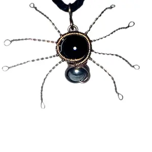 Gemstone Spider Pendant crystal pendant