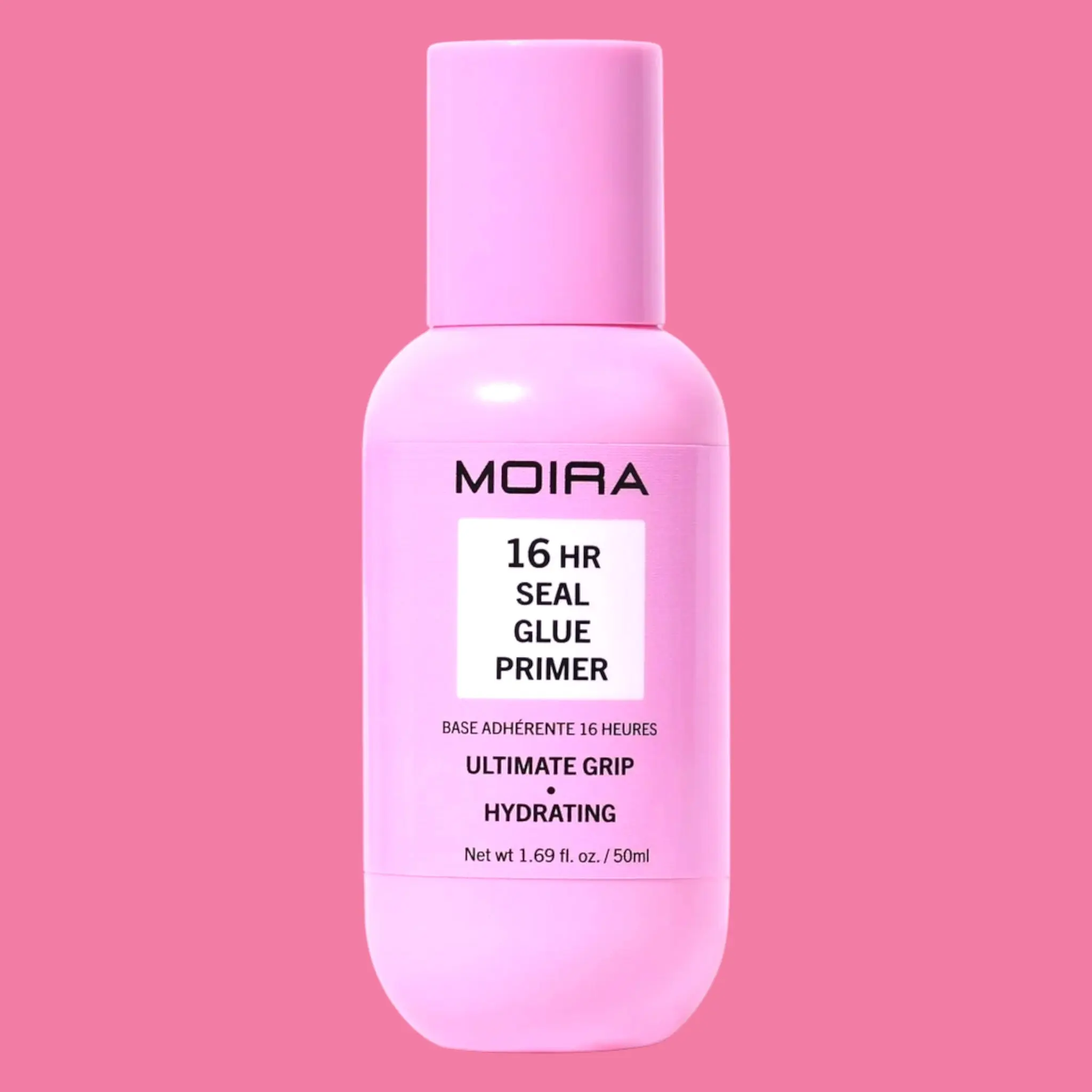 MOIRA 16HR Seal Gel Primer - Lightweight Lactobacillus/Lemon Peel Ferment Extract & Leuconostoc/Radish Root Ferment Filtrate Dew-Glow Makeup Base, Ultra-Grip Formula Glowing Makeup Primer for Dry Skin, Dew-Glow Makeup Base And Primers