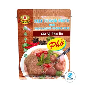 Shanggie Beef Flavor Broth for Vietnamese Noodle Soup (Pho) (2.7 oz) ผงปรุงน้ำซุปก๋วยเตี๋ยวเวียดนาม (เฝอ) รสเนื้อ