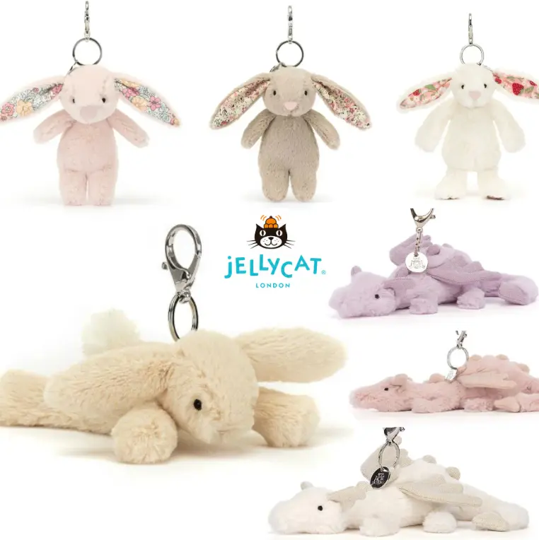 [New Arrival] Jellycat Plush Toy Collection – Bunny Rabbit Dragon Bear Animal Plush, Ultra Soft Stuffed Animal, Cute Cuddly Toy for Kids & Babies, Birthday Gift, Christmas Gift, Halloween Gift, Holiday Gift, Nursery Decor, Collectible Plush